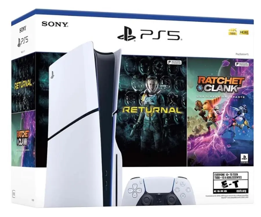 PS5 SLIM FISICA  1TB  RETURNAL & RATCHET CLANK