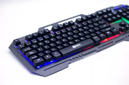 Teclado IBEK BK-313 GAMER C/ LUCES USB