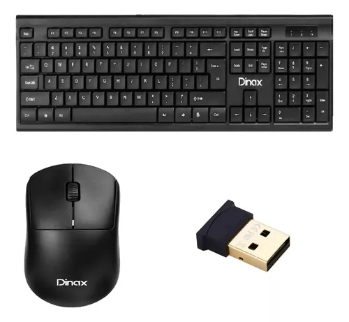 Combo Inalámbrico Teclado y Mouse DinaxDX-TECMOU26