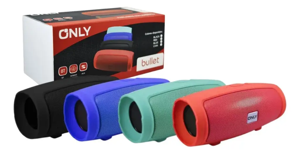 Parlante Bluetooth Inalámbrico Only Bullet Aux Radio Fm