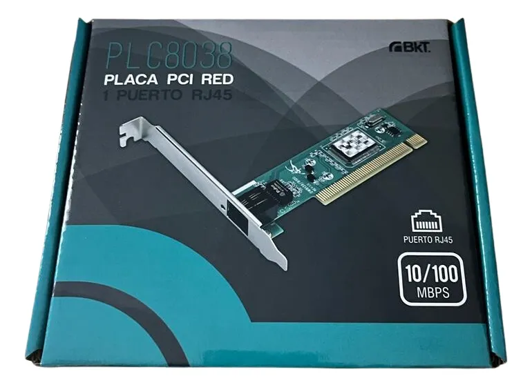 Placa De Red Plc8038 Ethernet Pci 100mb/s