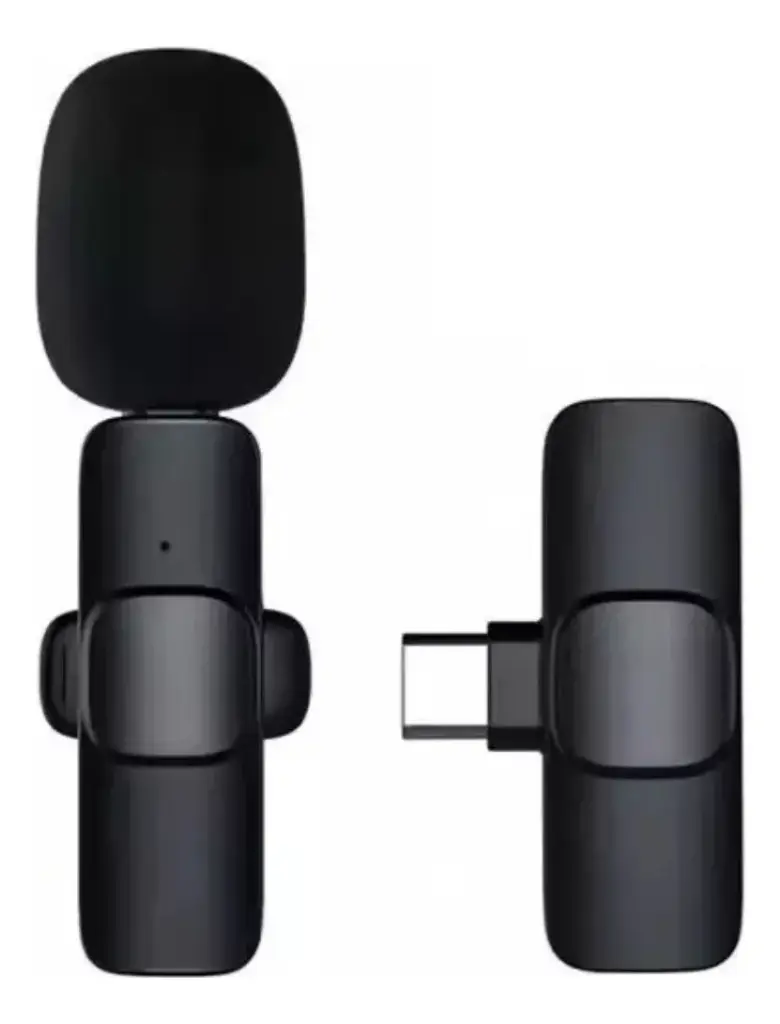 Micrófono Corbatero Inalámbrico Usb-c Compatible C/ Android