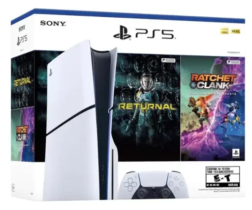 PS5 SLIM FISICA  1TB  RETURNAL & RATCHET CLANK