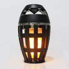 Parlante Bluetooth Efecto Luz Llama Fuego Gtc Spg-004