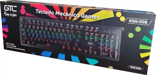 Teclado Mecánico Gamer GTC KGG-008