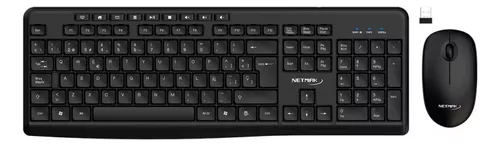 Combo Inalámbrico Mouse y Teclado Netmak