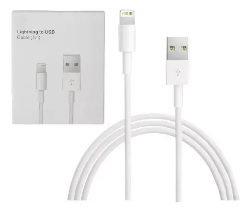 Cable cargador para iPhone 1 metro compatible iPhone iPad