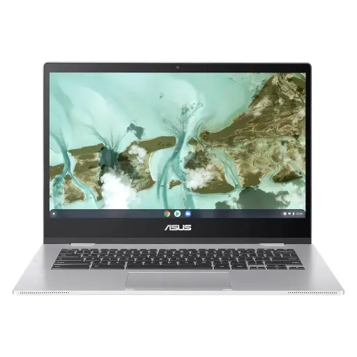 ASUS CX1 CHROMEBOOK CELERON N4500 4GB, 64GB EMMC, 14" (1920X1080) CHROME OS, SILVER (CX1400CKA-AS44F)